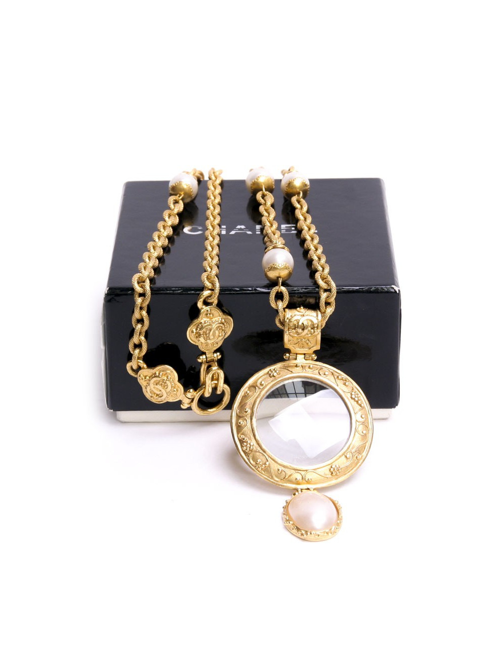 Sautoir "loupe" CHANEL couture A 96 