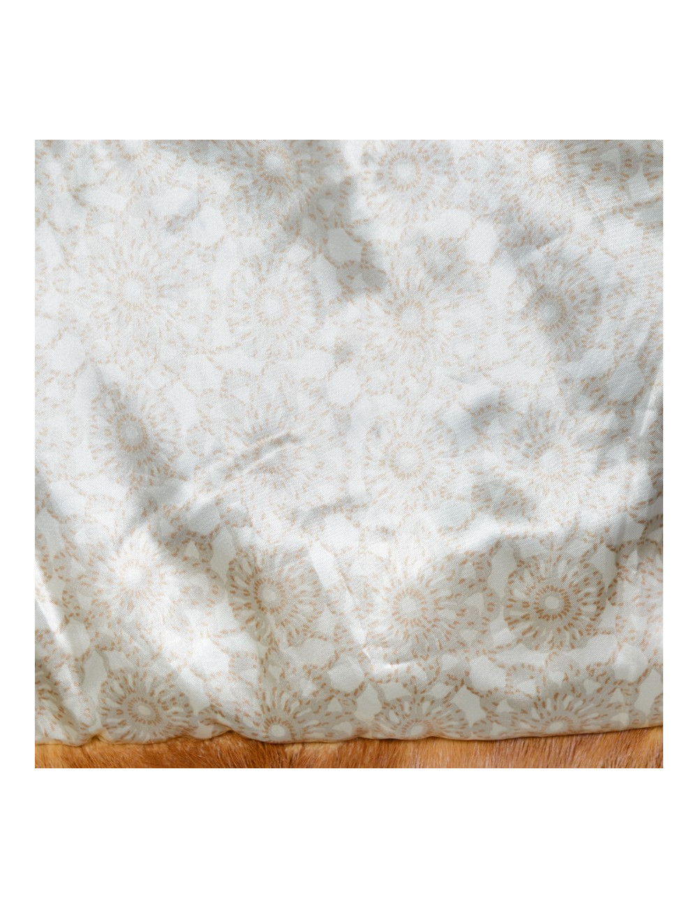 Veste courte sans marque vison marron