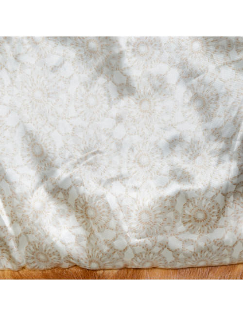 Veste courte sans marque vison marron