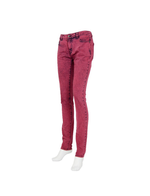  Pantalon Jean's CHANEL  T 38  framboise délavée
