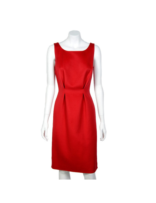Robe DIOR  t  cachemire rouge 