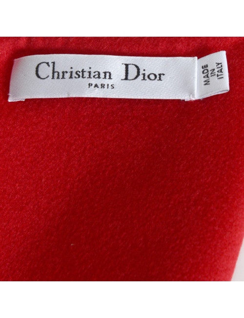 Robe DIOR  t  cachemire rouge 