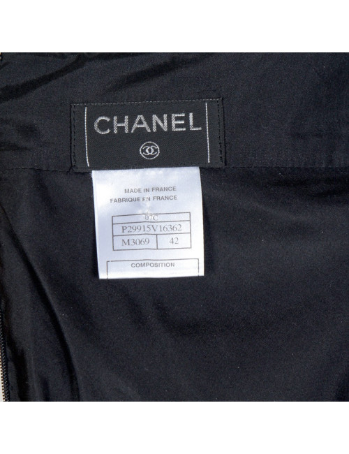 Jupe CHANEL T 42 motifs géométriques