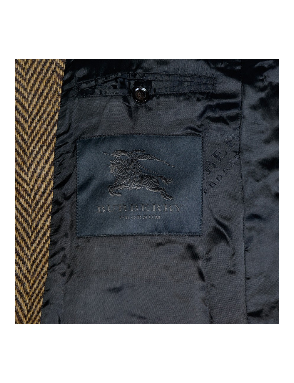 Manteau Burberry laine chevron T46