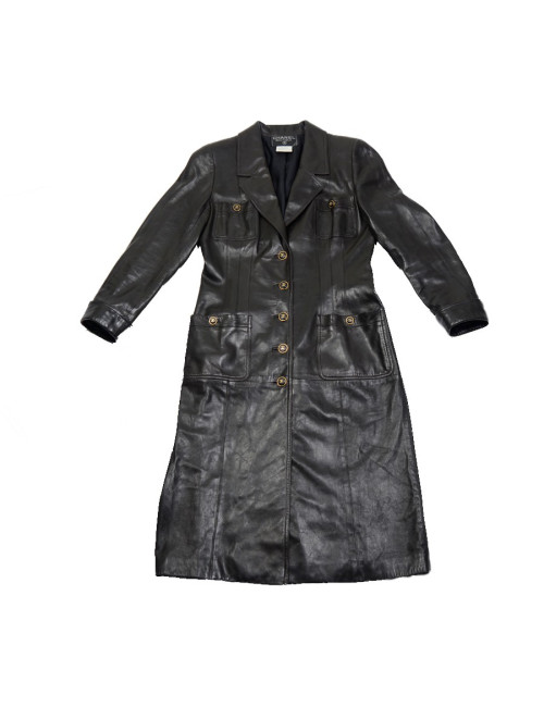 Manteau GUCCI en cuir vintage T40