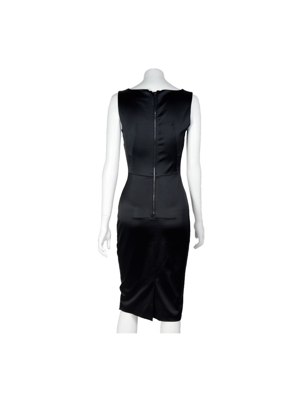 Robe du soir D&G T40 satin brillant noir