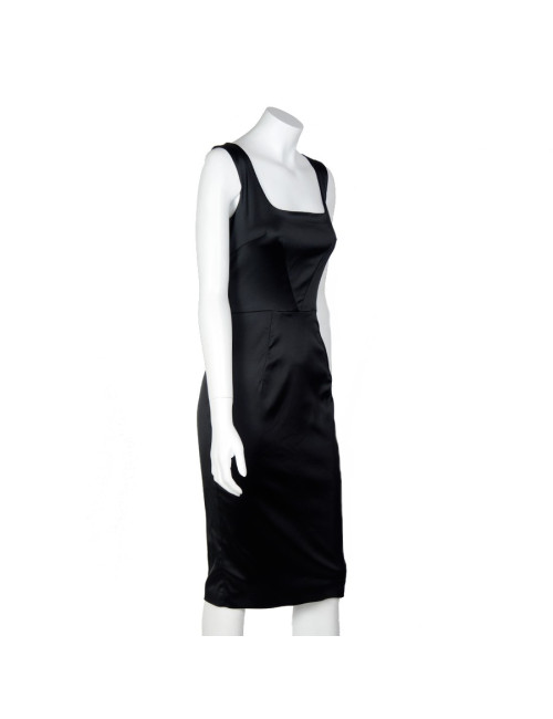Robe du soir D&G T40 satin brillant noir
