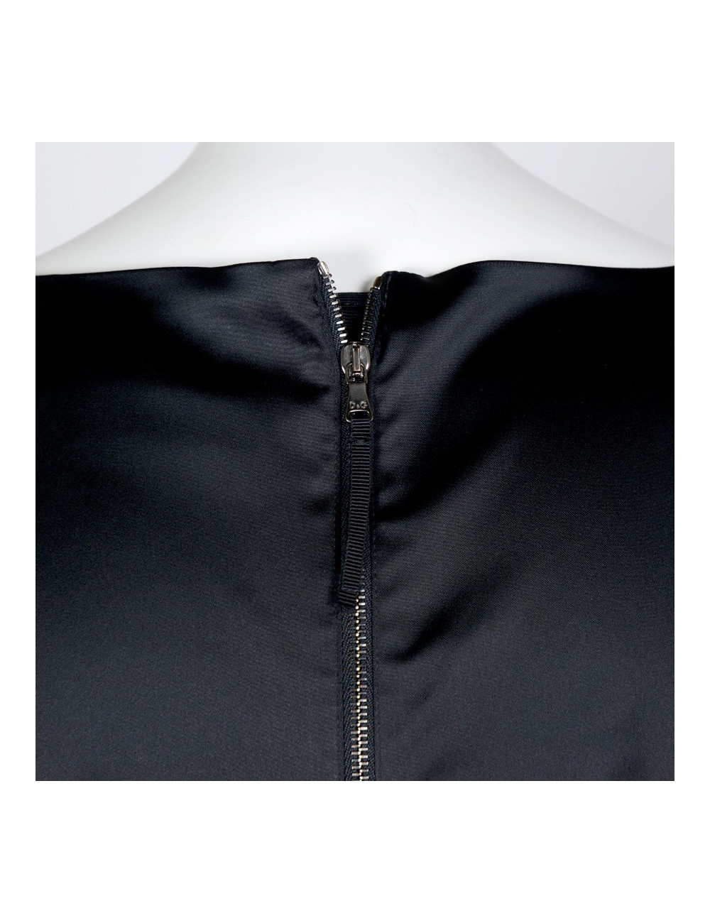 Robe du soir D&G T40 satin brillant noir