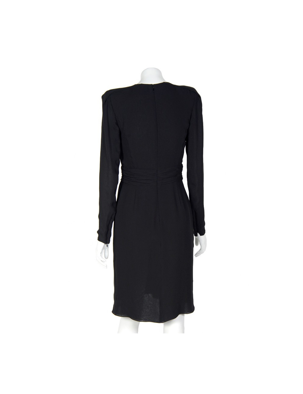 Robe GUY LAROCHE soie noire T38