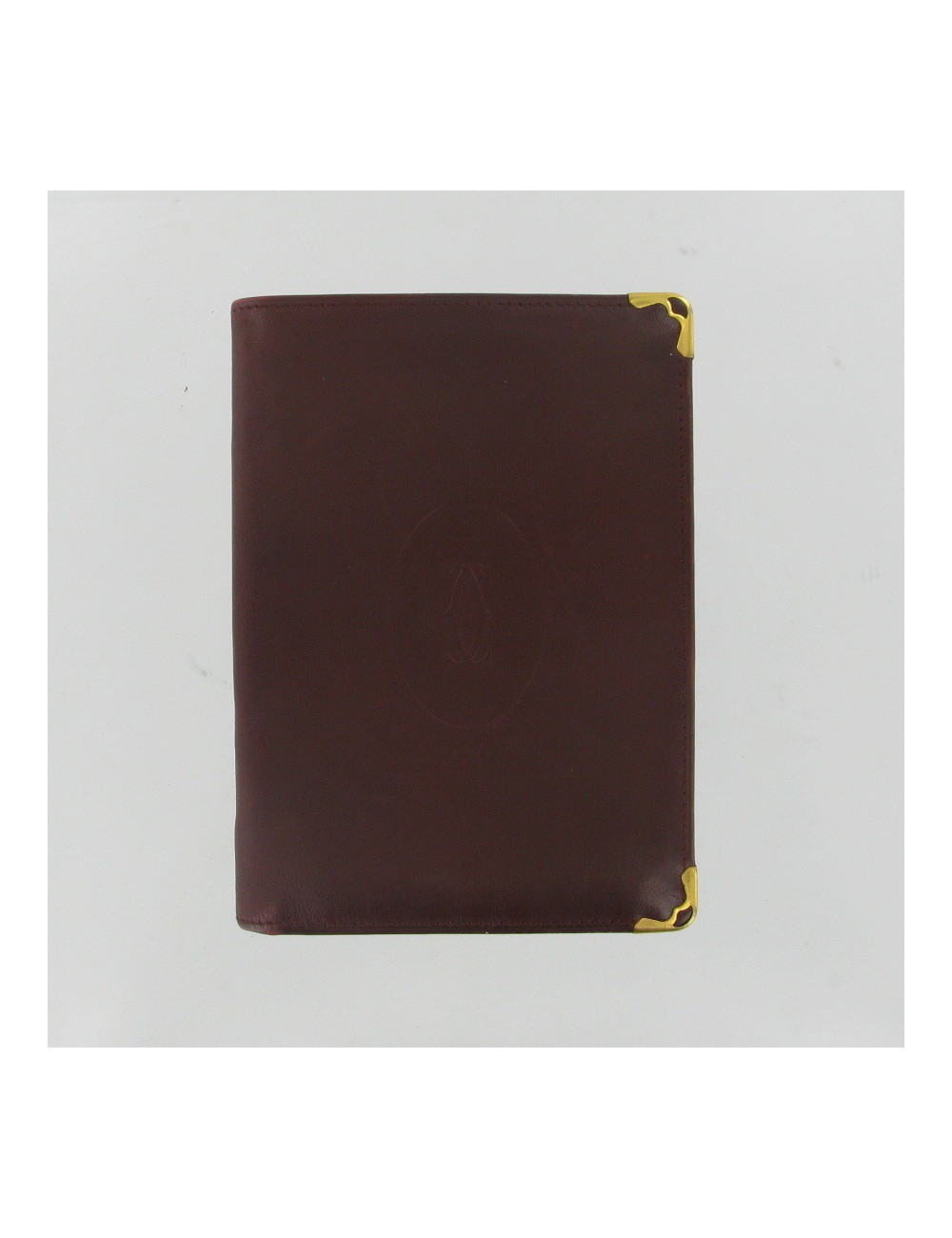 Portefeuille cuir bordeaux CARTIER