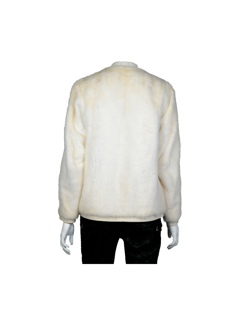 Veste LEINGA vison blanc