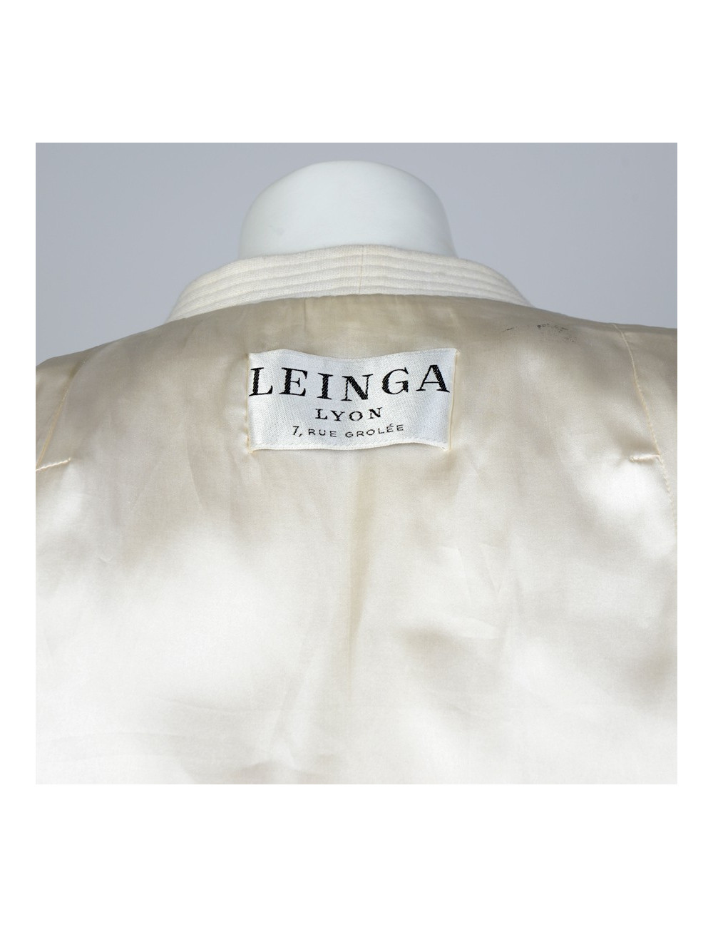 Veste LEINGA vison blanc
