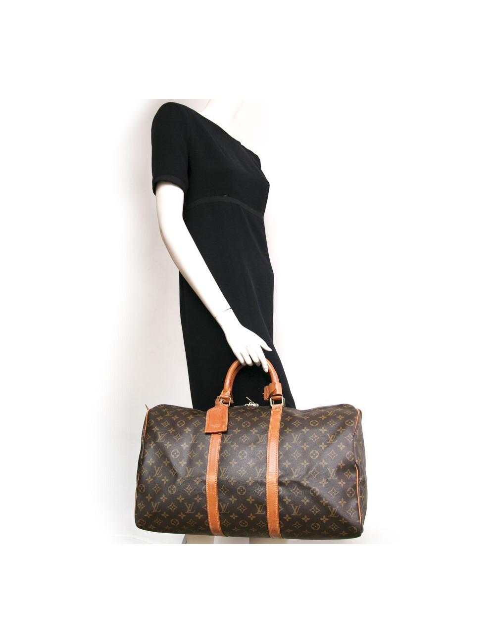 Sac "keepall 50" LOUIS VUITTON toile monogram
