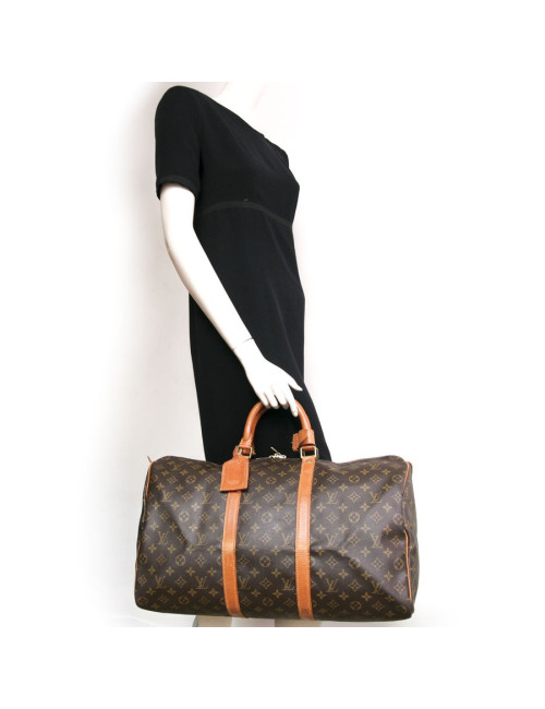 Sac "keepall 50" LOUIS VUITTON toile monogram