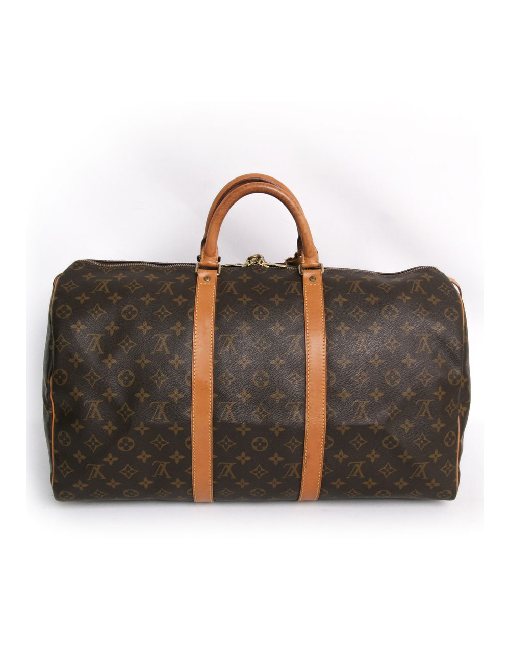 Sac "keepall 50" LOUIS VUITTON toile monogram marron