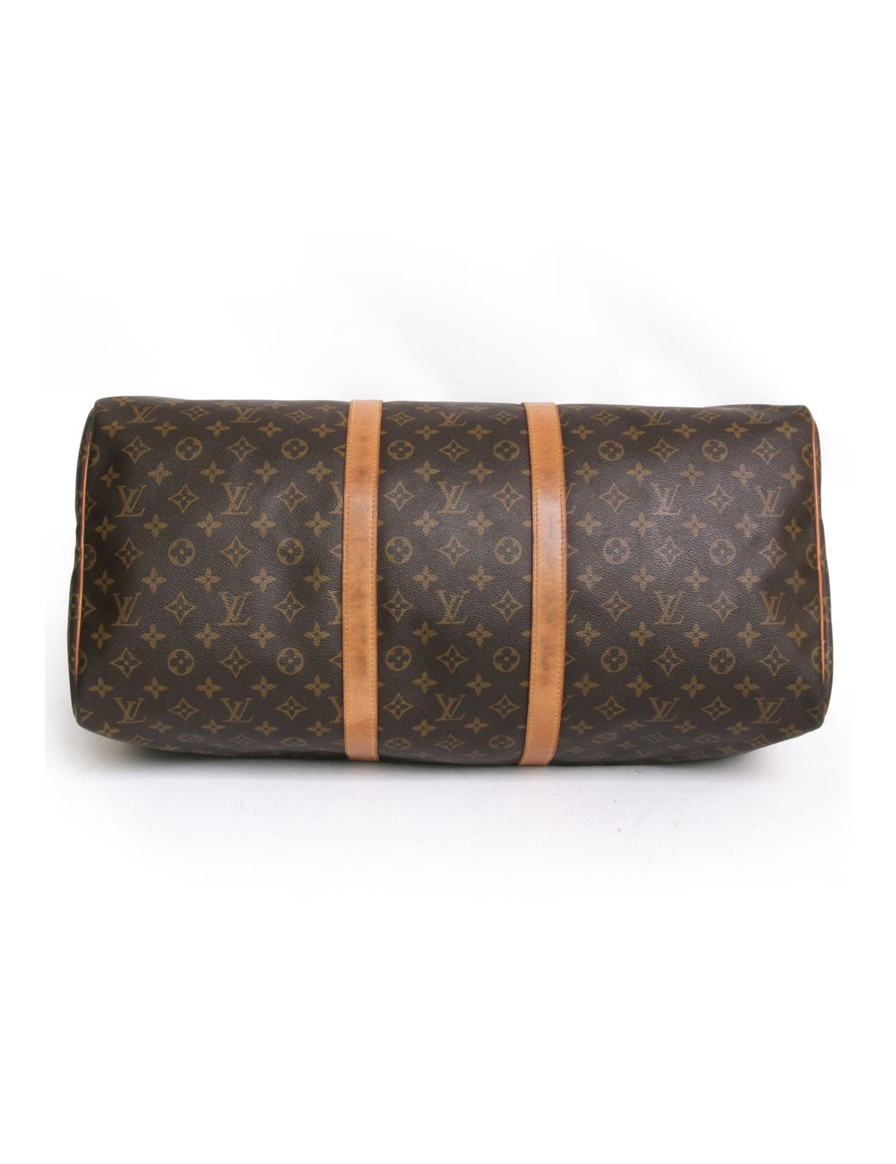 Sac "keepall 55" LOUIS VUITTON toile monogram marron