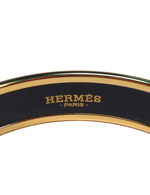 Bracelet HERMES en émail  PM
