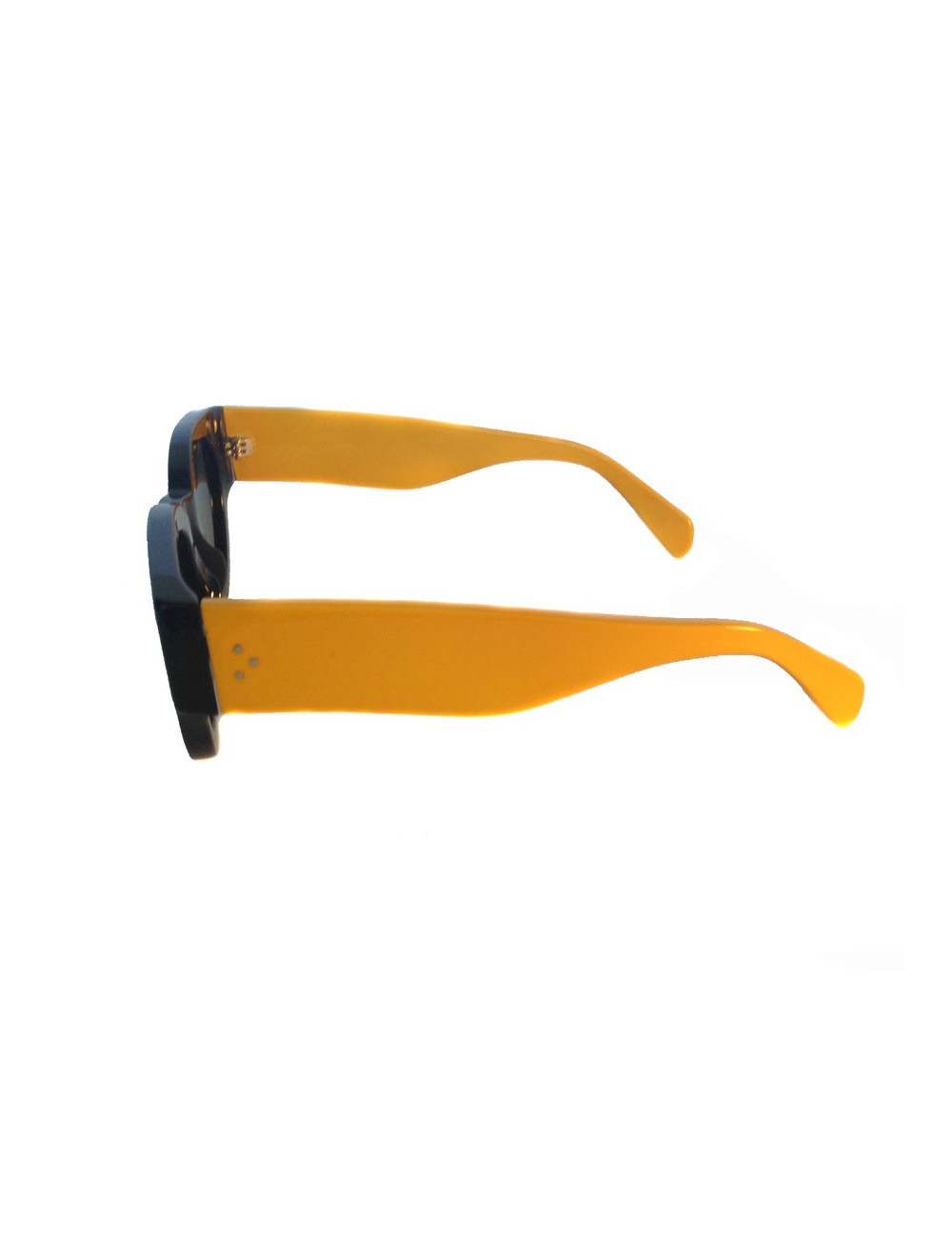 Lunettes de soleil CELINE noires et jaunes