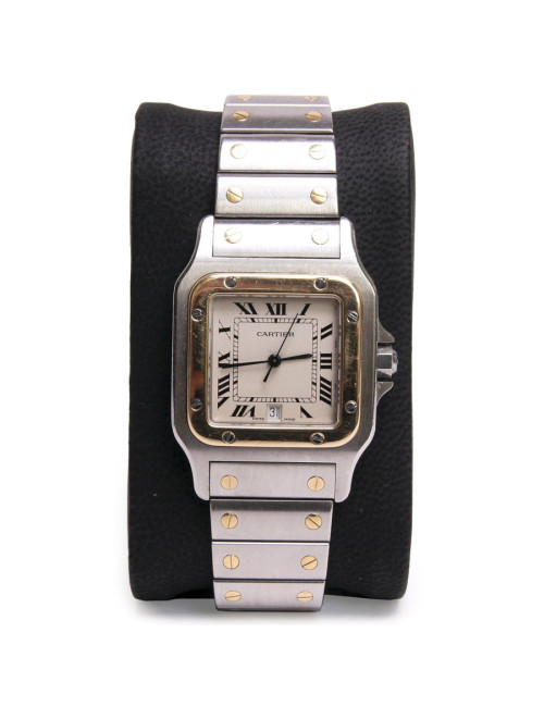 Montre "Santos galbée GM" CARTIER 