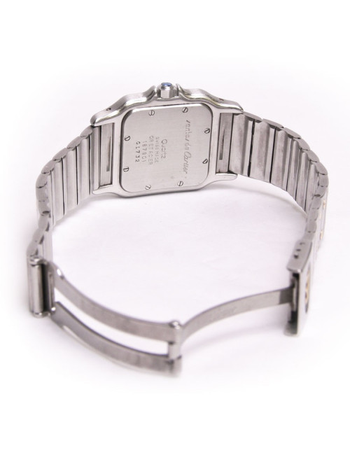 Montre "Santos  GM" CARTIER acier et or 18 carats