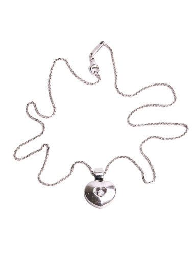 Collier CHOPARD en or blanc et diamant