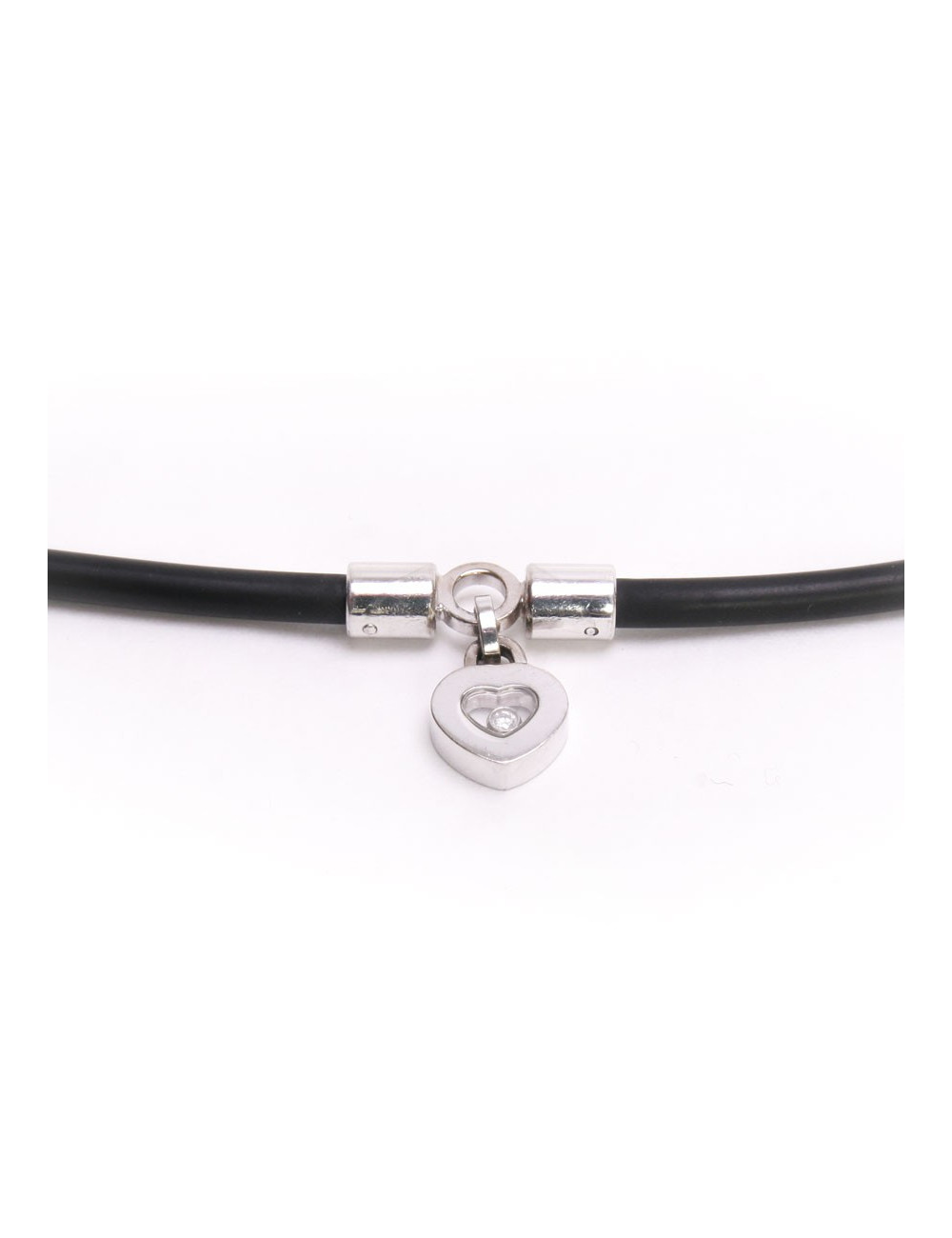 Bracelet CHOPARD en or blanc et coeur avec diamant