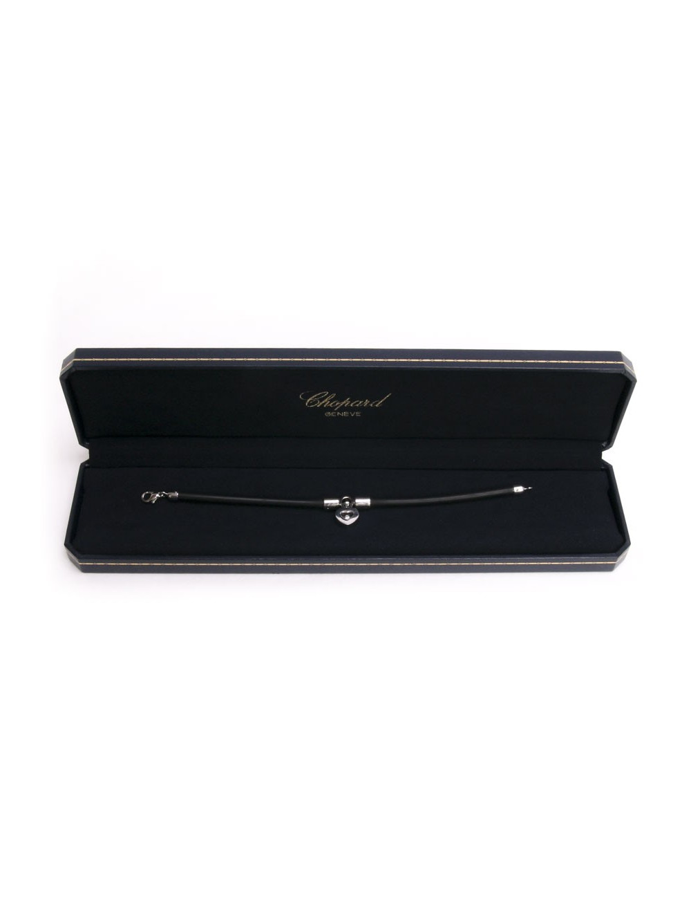 Bracelet CHOPARD en or blanc et coeur avec diamant