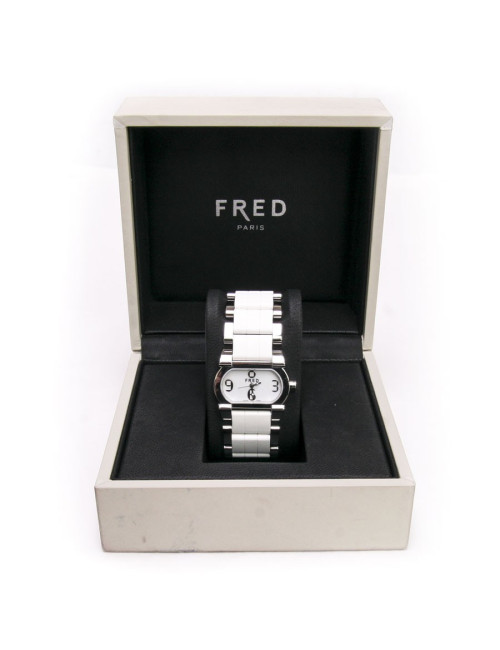 Montre FRED bracelet blanc