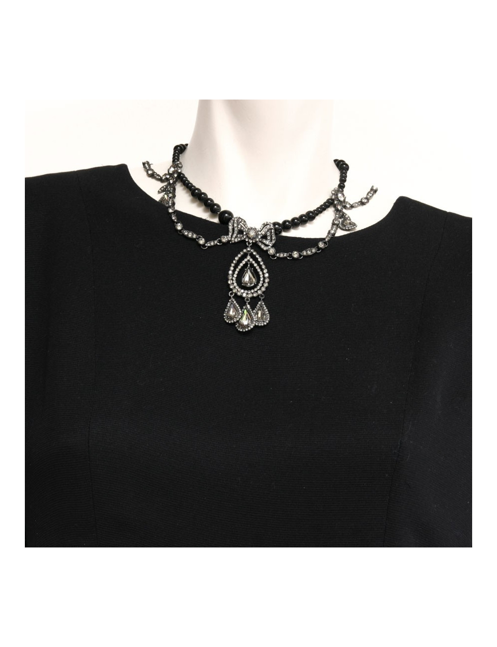 parure CHRISTIAN DIOR collier et boucles d'oreille