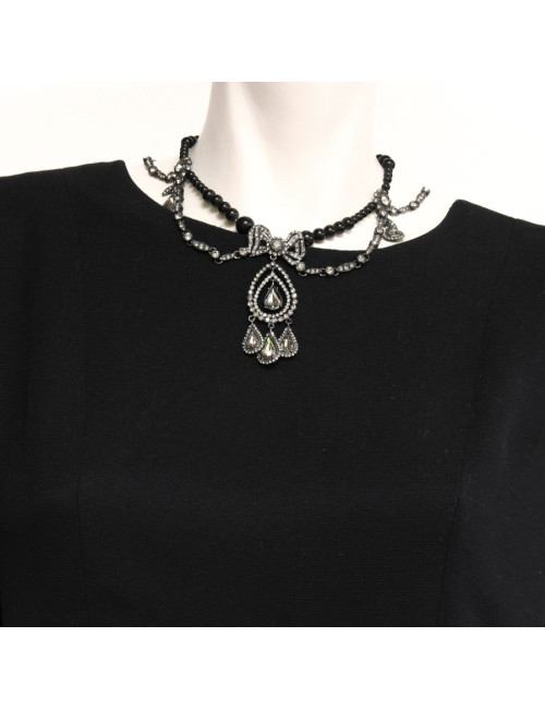 parure CHRISTIAN DIOR collier et boucles d'oreille