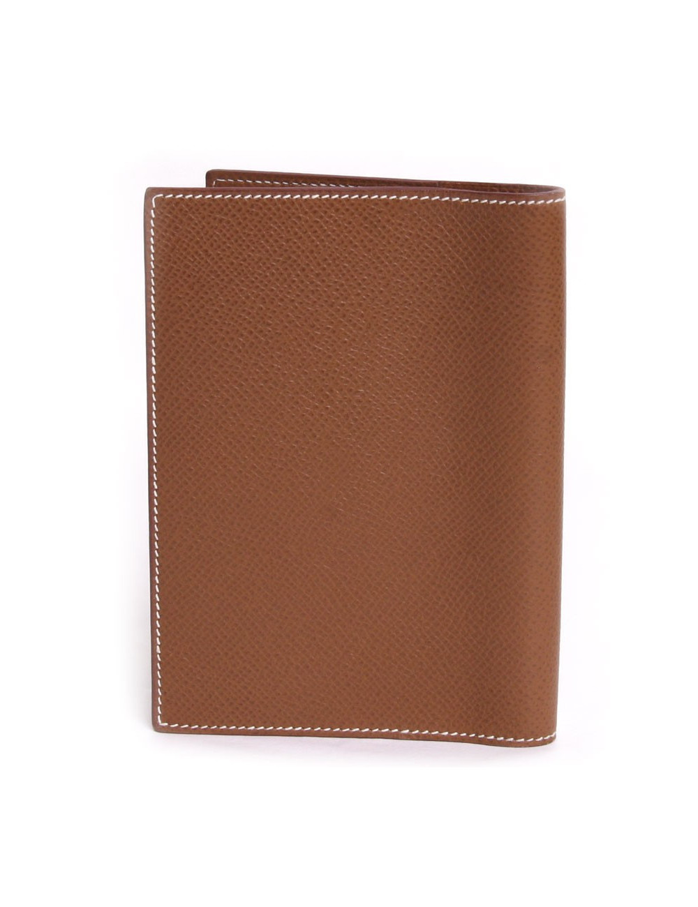 porte agenda HERMES cuir grainé courchevel gold