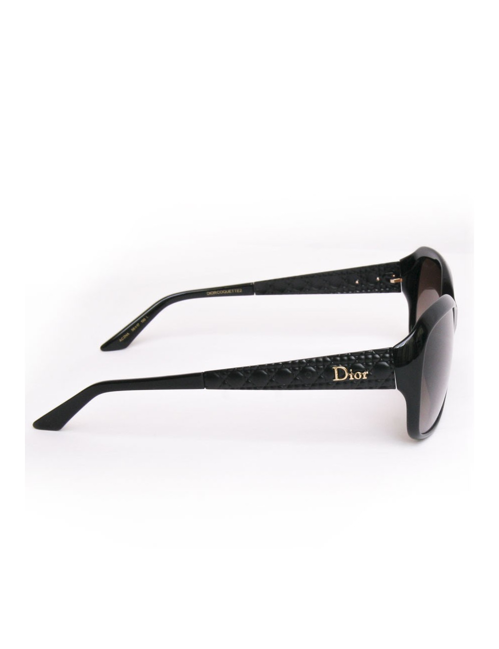 lunettes de soleil DIOR branches matelassées noires