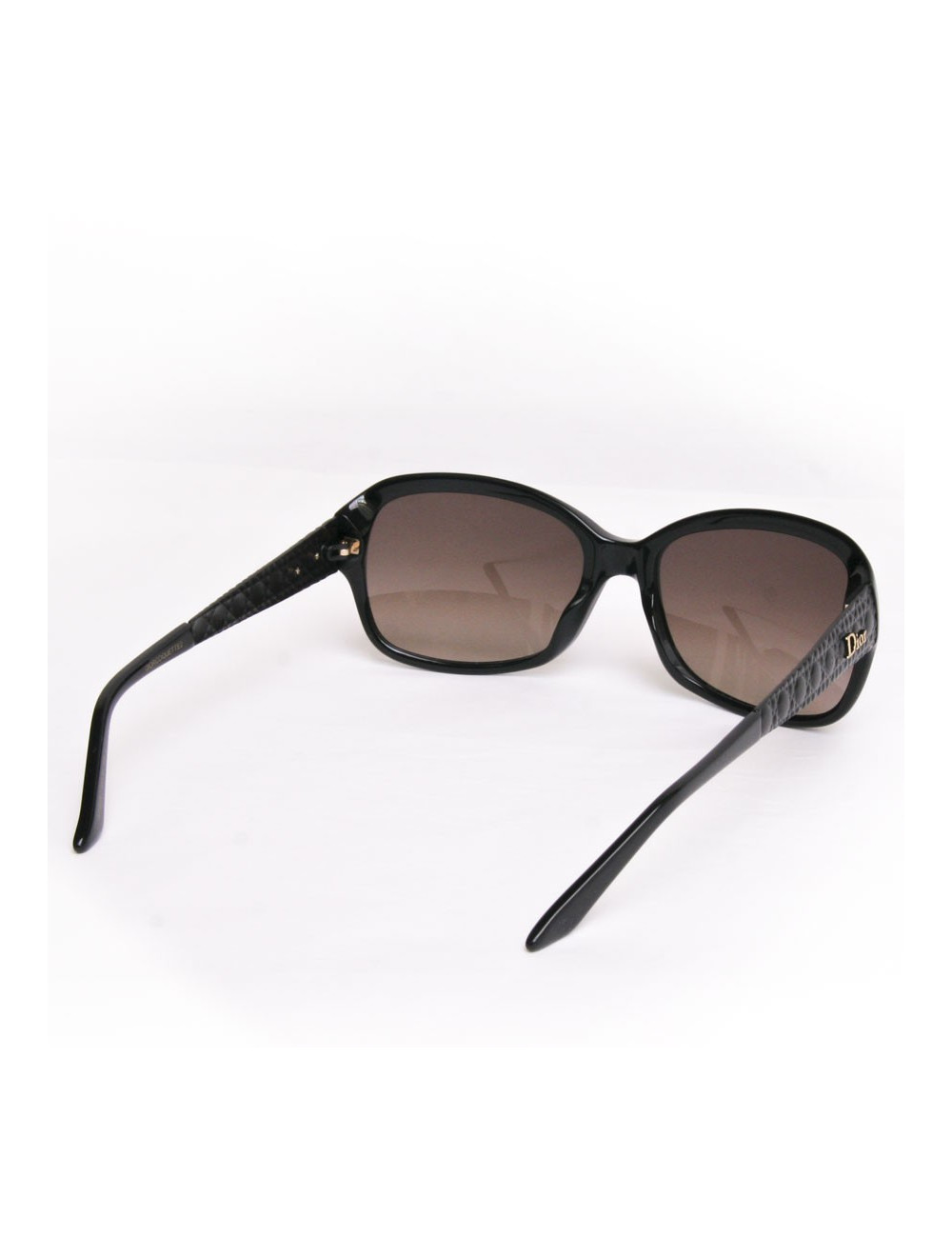 lunettes de soleil DIOR branches matelassées noires