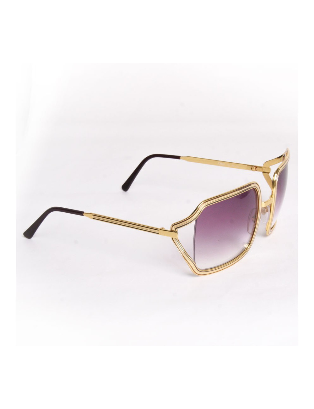 Lunettes de soleil CHLOE métal doré