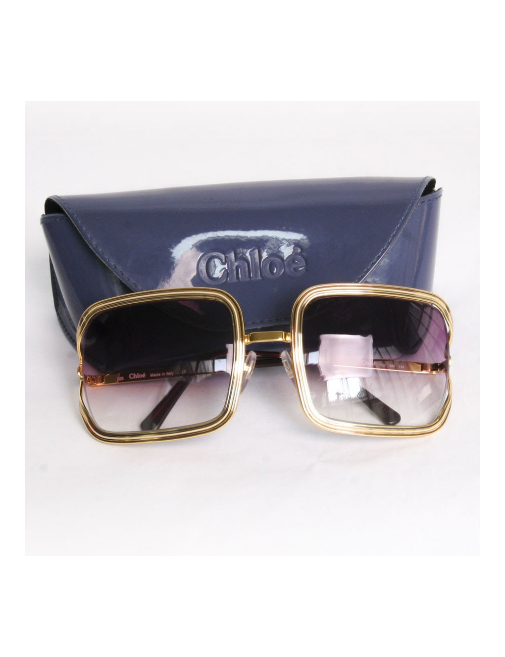 Lunettes de soleil CHLOE métal doré