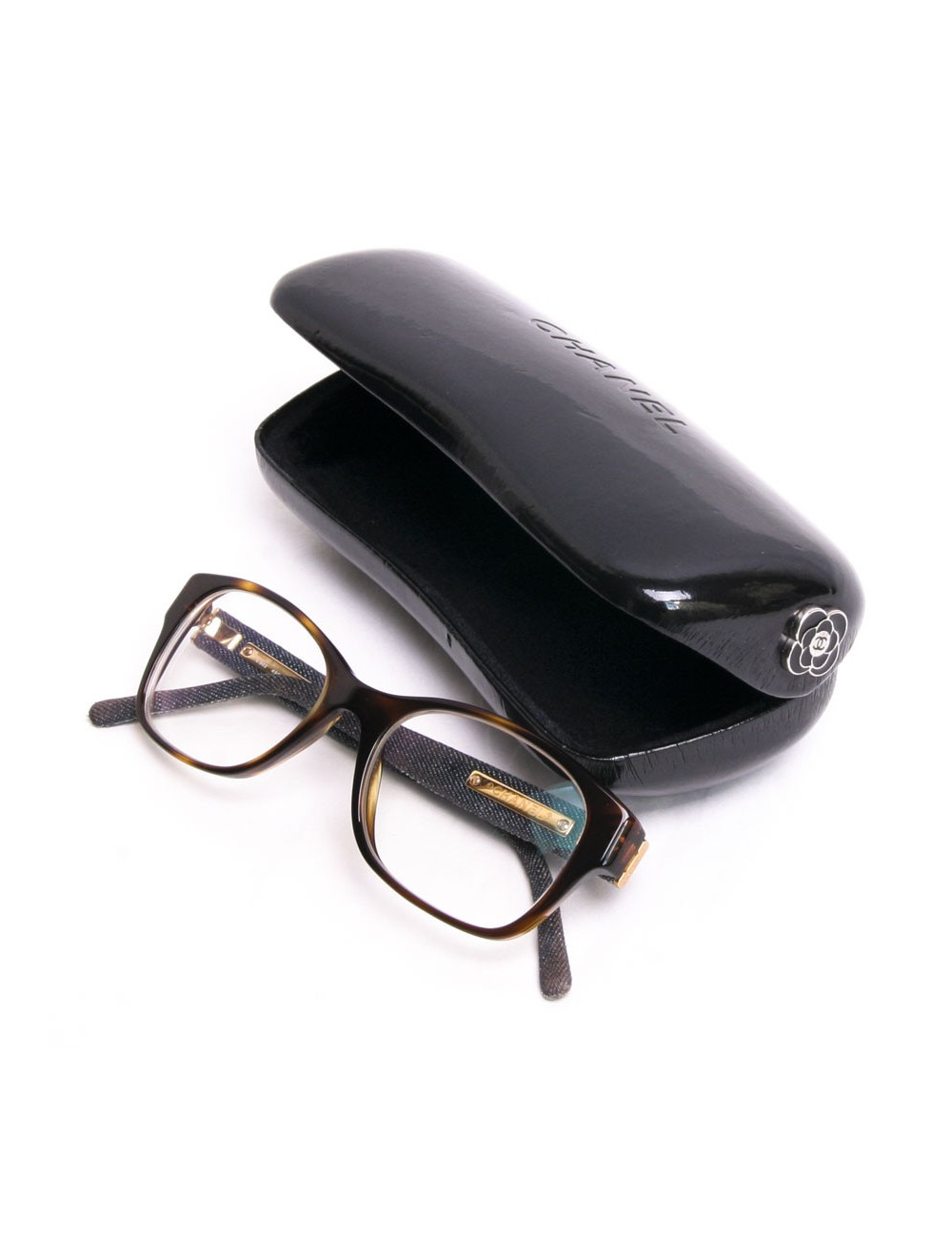 Lunettes CHANEL (de vue) branches recouvertes en jean's