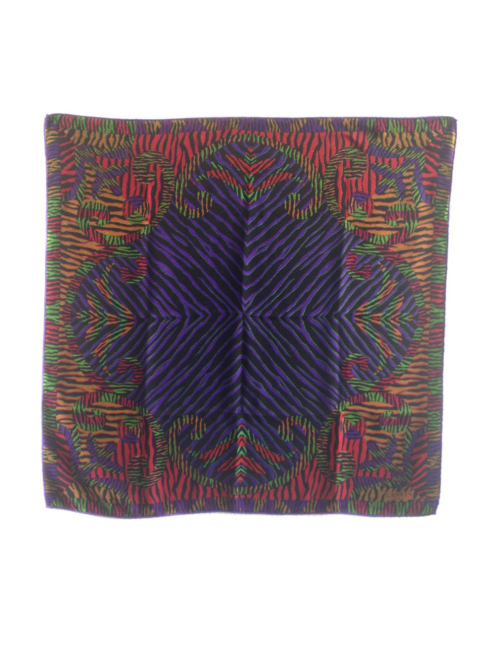 Carré de soie épaisse LANVIN