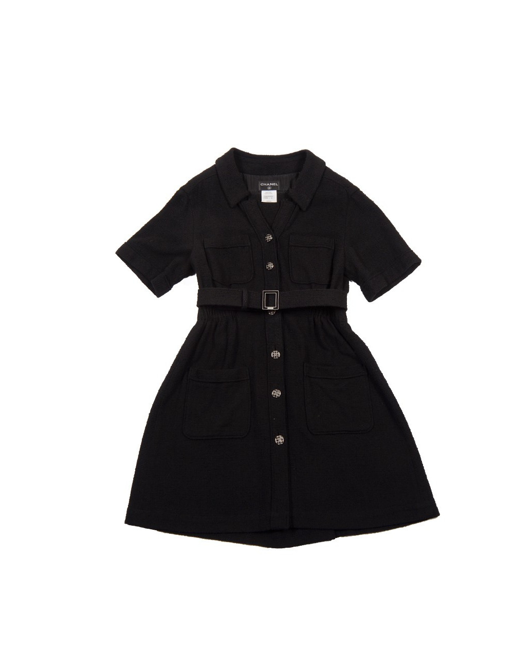 Robe "Paris-Singapour" CHANEL T42  noire