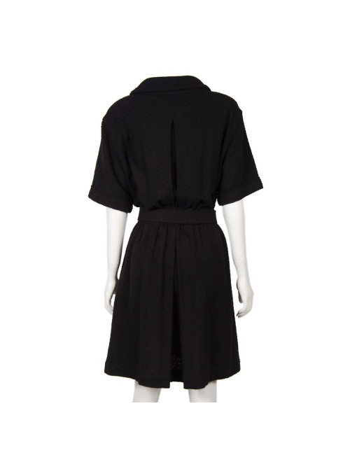 Robe "Paris-Singapour" CHANEL T42  noire