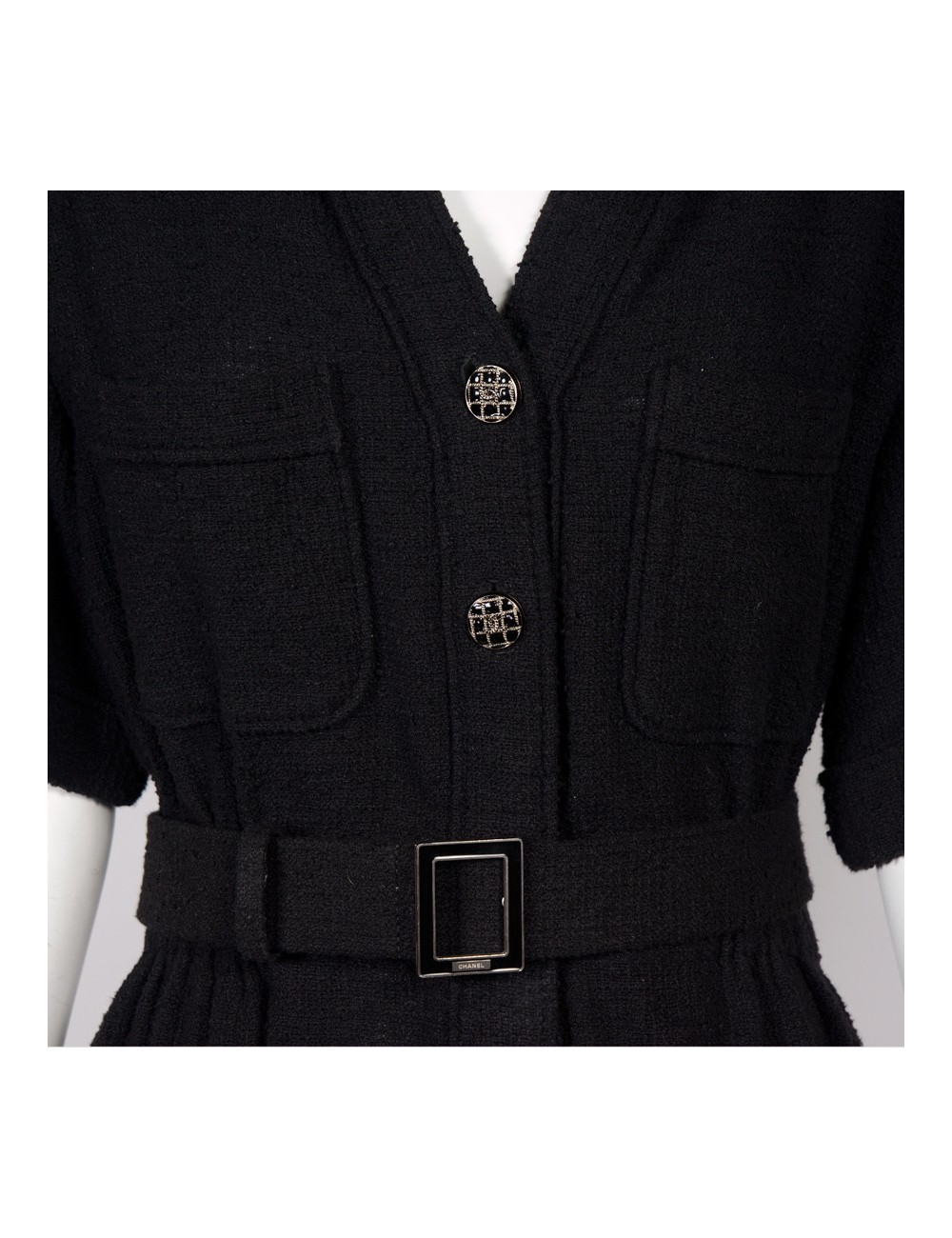 Robe "Paris-Singapour" CHANEL T42  noire