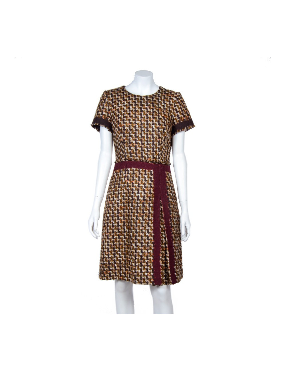 Robe PRADA t42 IT en tweed 