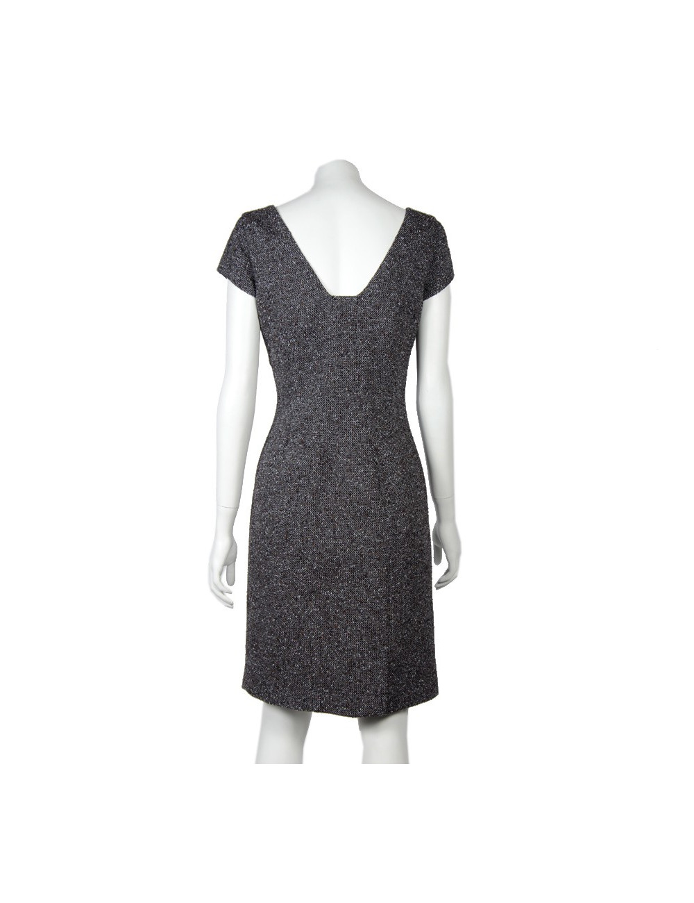 Robe VALENTINO  T38 en tweed et broderies