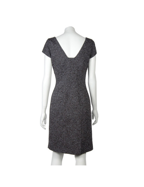 Robe VALENTINO  T38 en tweed et broderies