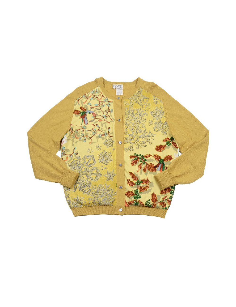 Gilet HERMES en soie et cachemire 