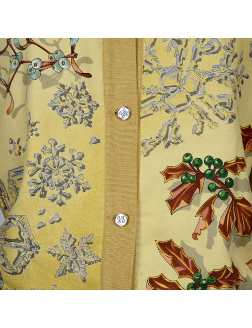 Gilet HERMES en soie et cachemire 