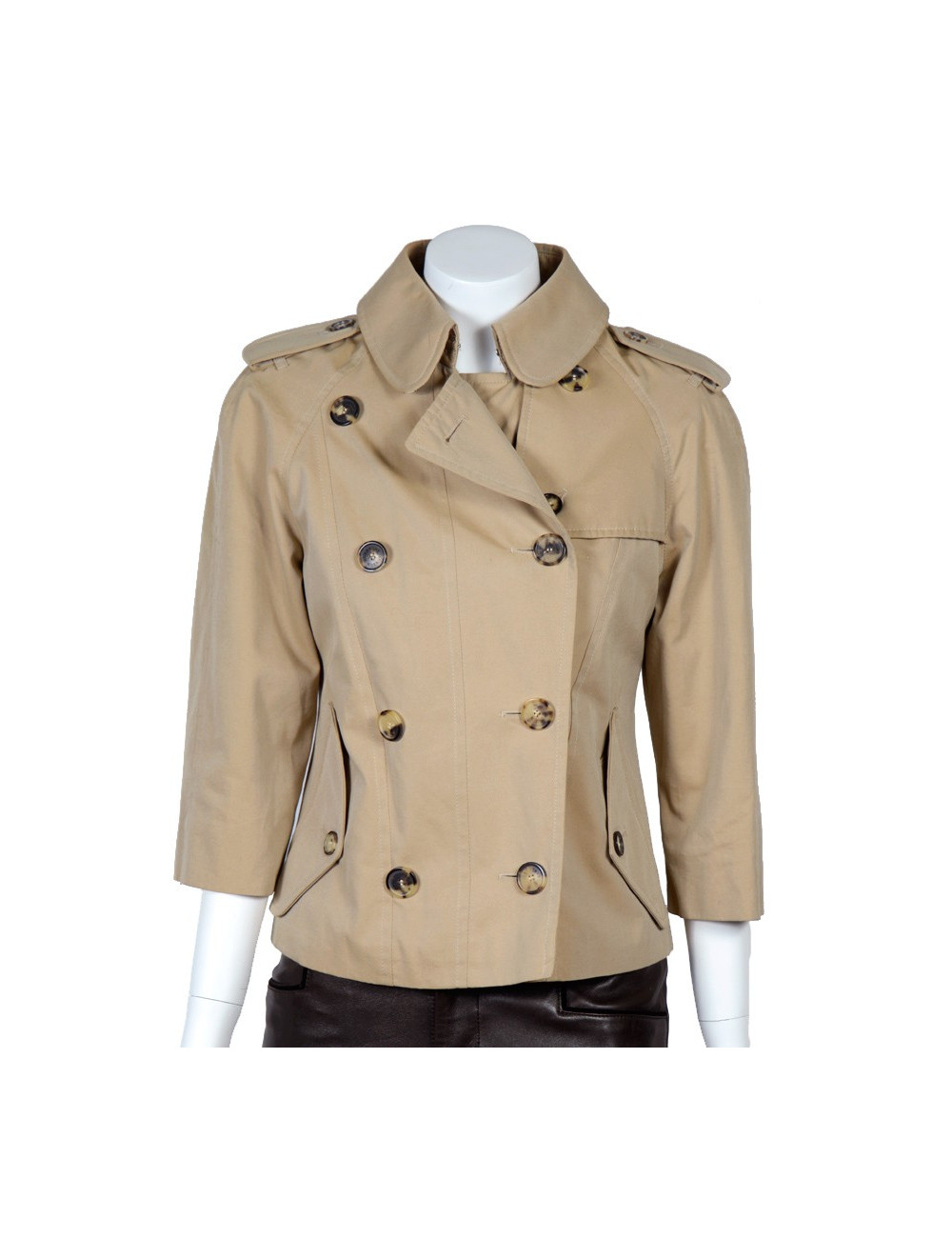Veste BURBERRY toile beige
