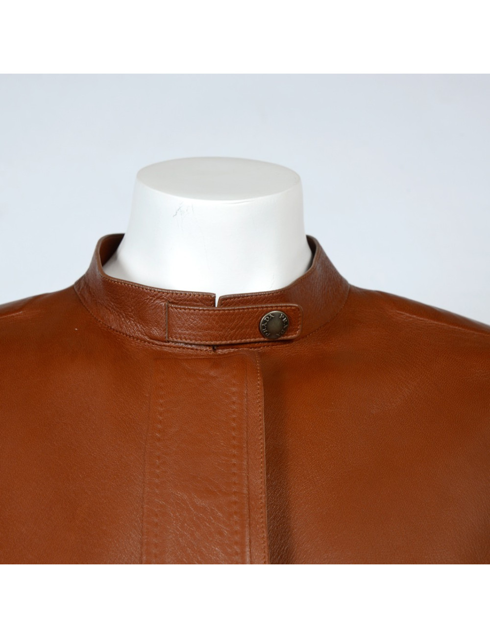 Trench PRADA t 42 it  cuir fauve 