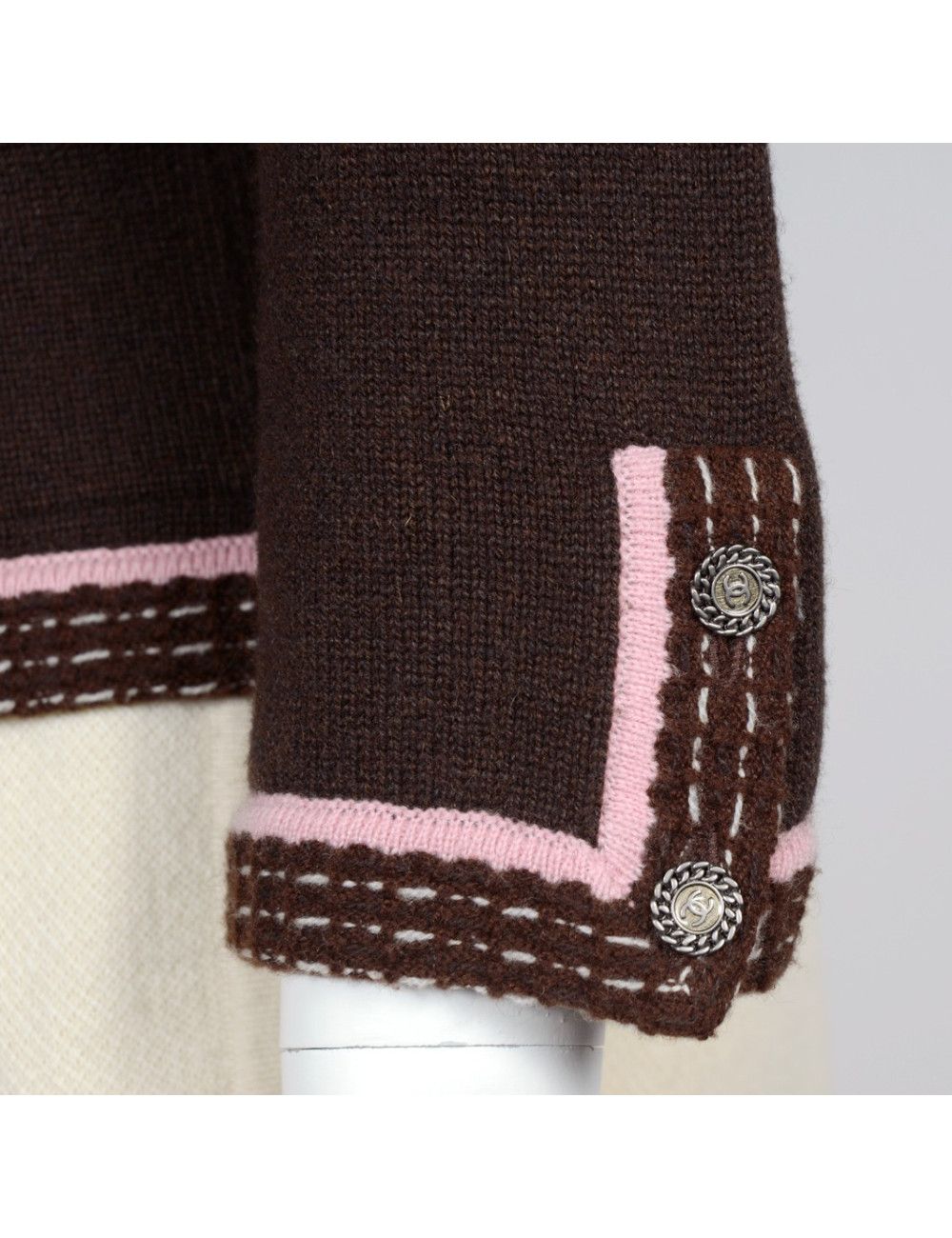 Gilet CHANEL cachemire t 38 