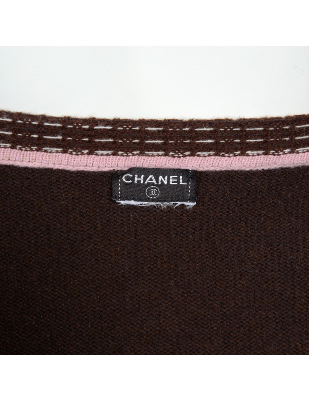 Gilet CHANEL cachemire t 38 