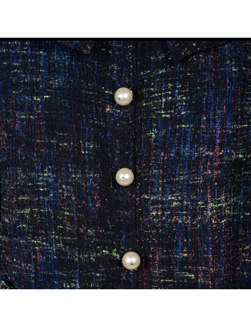 Veste CHANEL tweed  et perles nacrées